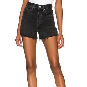 AGOLDE Riley Denim Short in Vortex, size 25